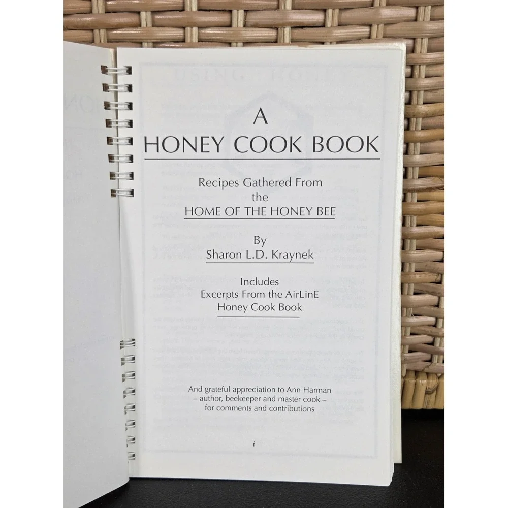 The A.I. Root Company‎ Honey Cook Book Cookbook 1991 Vintage Spiral Very Rare